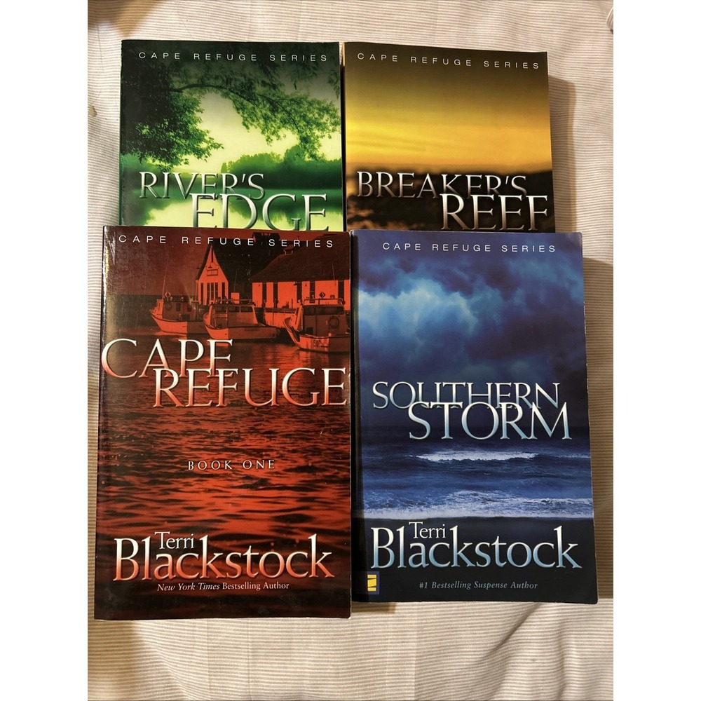 Cape Refuge Series by Terri Blackstock 1-4 Complete Set Paperback